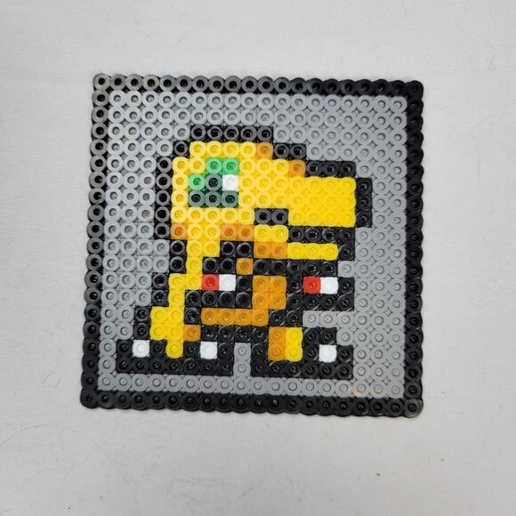 Agumon 16Bit Digimon Digivice Perler Bead Pixel Art - Picture 2 of 2